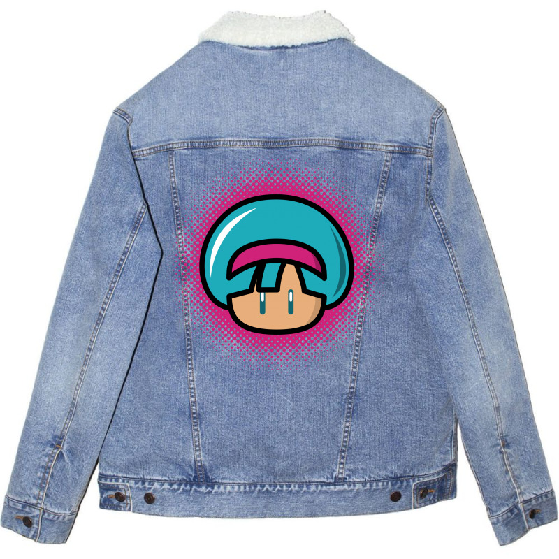 Bulm Up Unisex Sherpa-Lined Denim Jacket by Karlangas | Artistshot