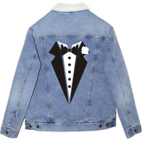 Tuxedo Long Sleeve Unisex Sherpa-lined Denim Jacket | Artistshot