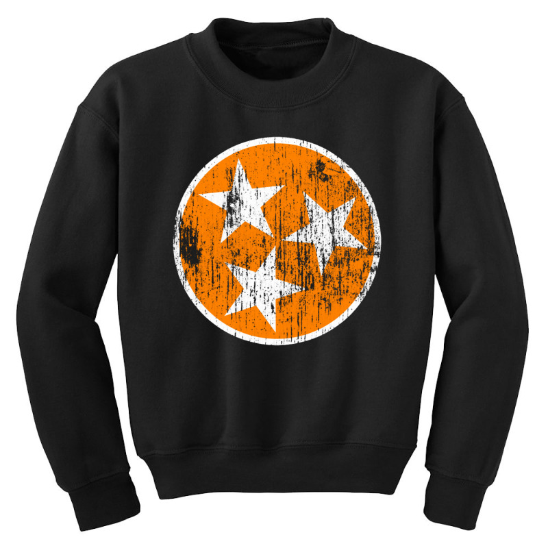 Tennessee Tristar Orange Grunge Youth Sweatshirt by PaijoNgiseng | Artistshot