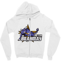 Lone Star Brahmas Zipper Hoodie | Artistshot