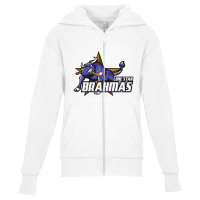 Lone Star Brahmas Youth Zipper Hoodie | Artistshot