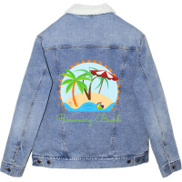 Rosemary Beach Florida Vacation Family Group Gift Unisex Sherpa-lined Denim Jacket | Artistshot