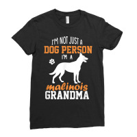 Cute Malinois Grandma Gifts Malinois Dog Lover Mother's Day T Shirt Ladies Fitted T-shirt | Artistshot