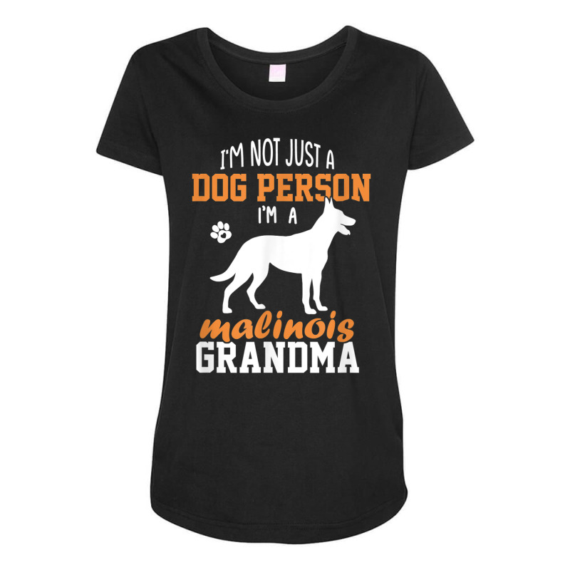 Cute Malinois Grandma Gifts Malinois Dog Lover Mother's Day T Shirt Maternity Scoop Neck T-shirt by sunda | Artistshot