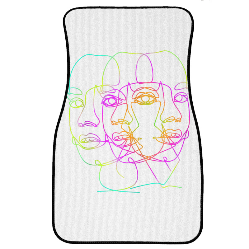 Dissociative Identity Disorder Awareness Merch & Apparel Zip Hoodie Front Car Mat | Artistshot