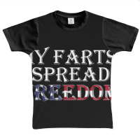 My Farts Spread Freedom Redneck Country Joke Usa Flag Humor Graphic Youth T-shirt | Artistshot