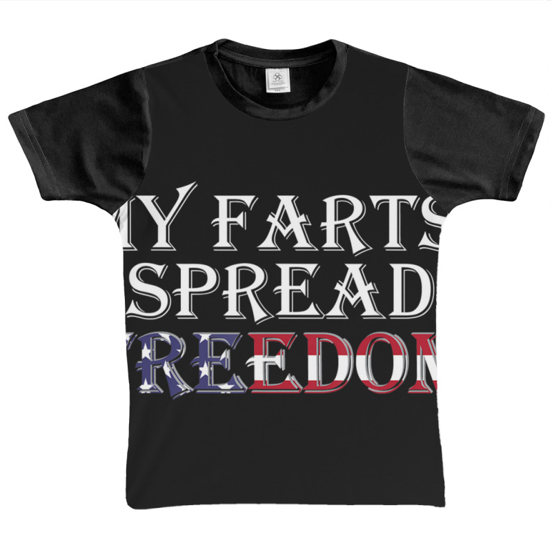 My Farts Spread Freedom Redneck Country Joke Usa Flag Humor Graphic Youth T-shirt | Artistshot