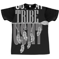 Indigenous Feather Native America Found My Tribe Usnt Graphic T-shirt | Artistshot