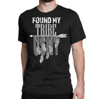 Indigenous Feather Native America Found My Tribe Usnt Classic T-shirt | Artistshot