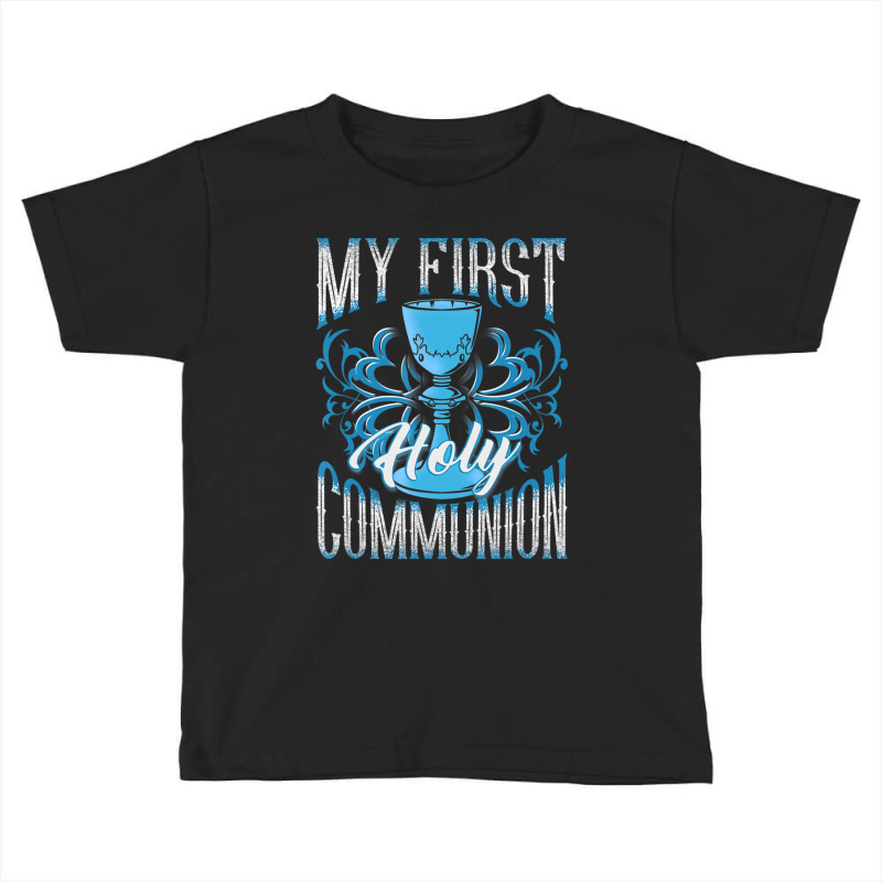 My First Holy Communion Gift Kids Chalice Girls Blue Boys Toddler T-shirt | Artistshot