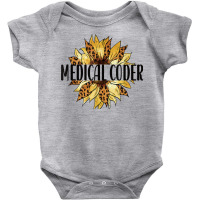 Medical Coder Sunflower Medical Coding Clinical Coder T Shirt Baby Bodysuit | Artistshot