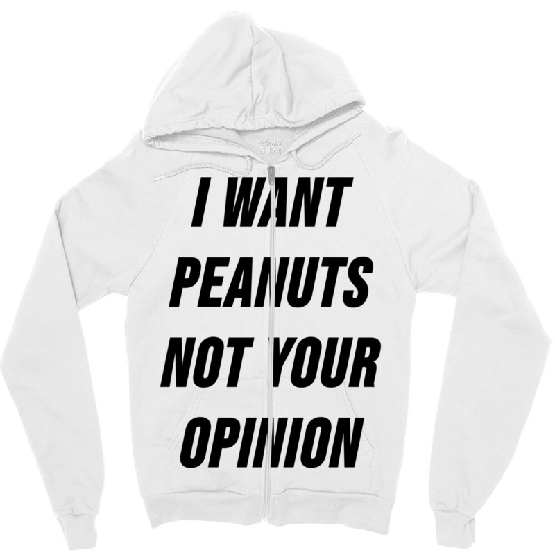 Peanuts Love Sarcastic Girl Quote Zipper Hoodie | Artistshot