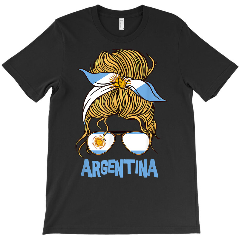 Argentina For Girl Argentine Flag For Women Argentinian T Shirt T-shirt | Artistshot