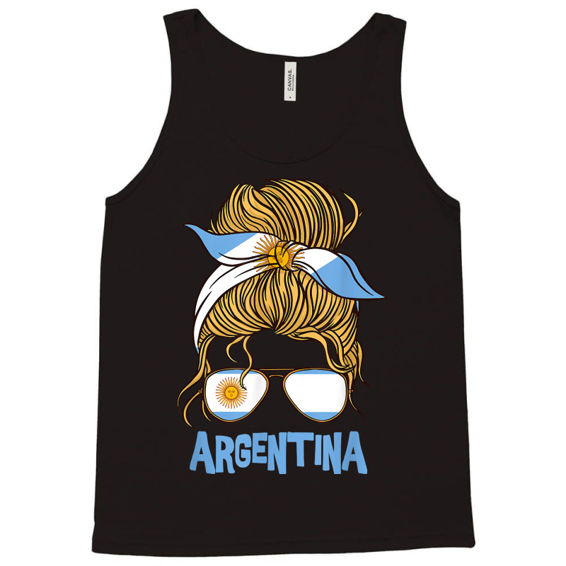 Argentina For Girl Argentine Flag For Women Argentinian T Shirt Tank Top | Artistshot