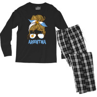 Argentina For Girl Argentine Flag For Women Argentinian T Shirt Men's Long Sleeve Pajama Set | Artistshot