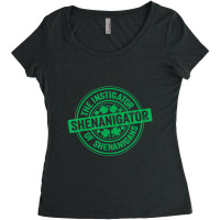 Shenanigator St Patrick's Day Shenanigans Instigator Funny Women's Triblend Scoop T-shirt | Artistshot