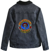 Grateful Roses Unisex Sherpa-lined Denim Jacket | Artistshot