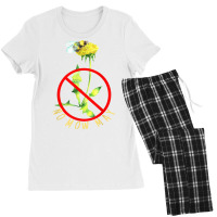 No Mow May. Feed Our Pollinators. Grow Dandelions For Bees T Shirt Women's Pajamas Set | Artistshot