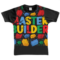 Vintage Master Builder Shirt Funny Brick Builder Blocks Gift Graphic Youth T-shirt | Artistshot