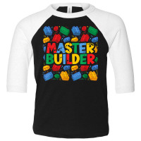 Vintage Master Builder Shirt Funny Brick Builder Blocks Gift Toddler 3/4 Sleeve Tee | Artistshot