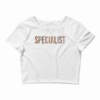 Developmental Specialist Leopard Appreciation Women For Work Long Slee Crop Top | Artistshot