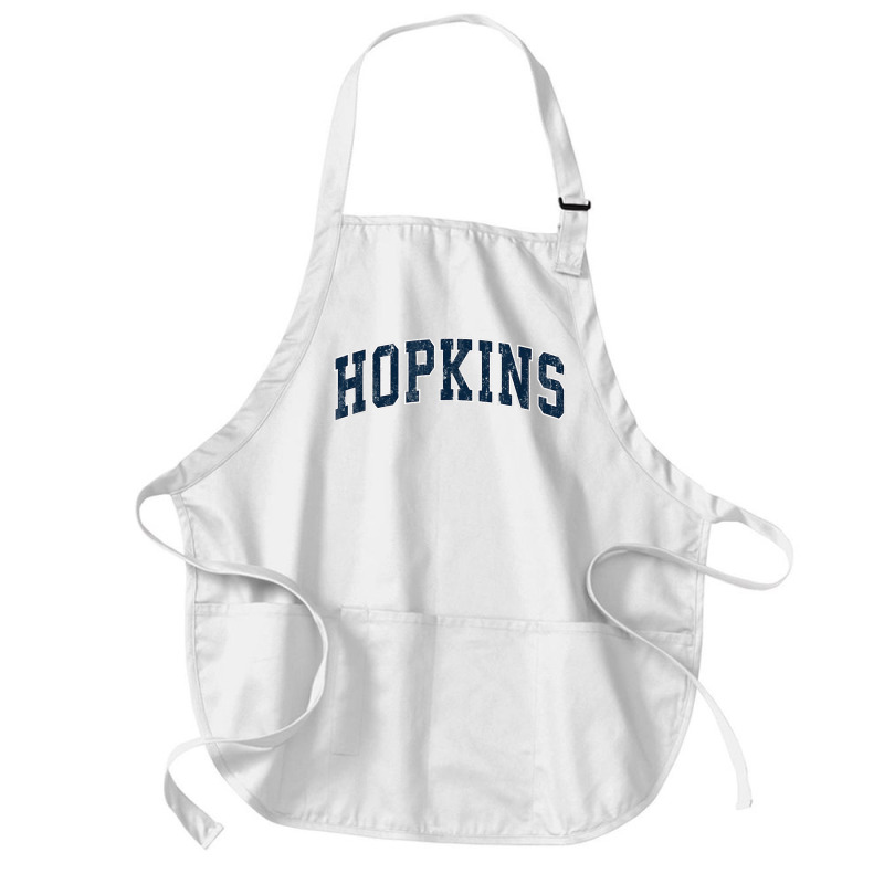 Hopkins Minnesota Mn Vintage Sports Design Navy Design Medium-length Apron | Artistshot