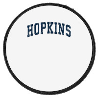 Hopkins Minnesota Mn Vintage Sports Design Navy Design Round Patch | Artistshot