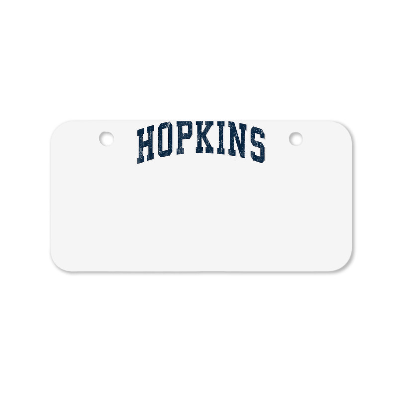 Hopkins Minnesota Mn Vintage Sports Design Navy Design Bicycle License Plate | Artistshot