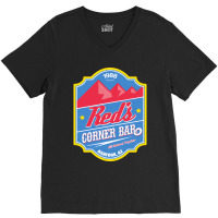 Red' Corner Bar From Midnight Run V-neck Tee | Artistshot