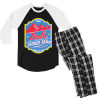 Red' Corner Bar From Midnight Run Men's 3/4 Sleeve Pajama Set | Artistshot