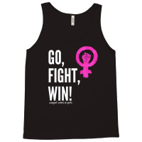 Go Fight Win Support Women In Sports Women's Day Tank Top | Artistshot