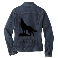 Team Jacob Ladies Denim Jacket | Artistshot