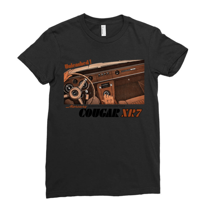 Mercury Cougar Xr7 Ladies Fitted T-Shirt by SamaraMcCullou | Artistshot