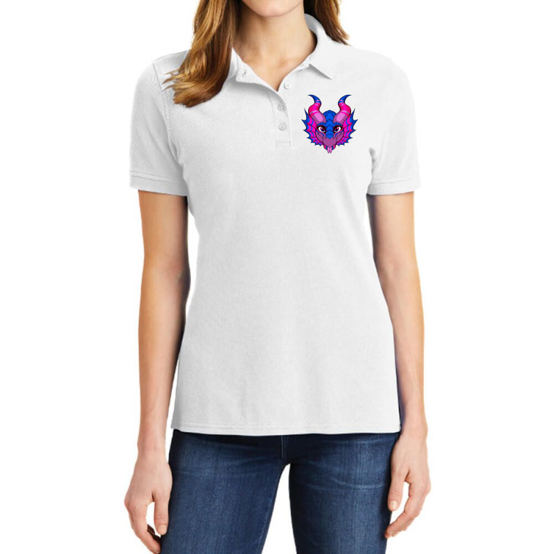 Aromantic Pride Month Purple Ladies Polo Shirt by xixi toyomolo | Artistshot