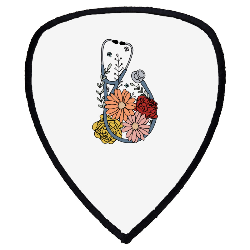 Flower Stethoscope Shield S Patch | Artistshot