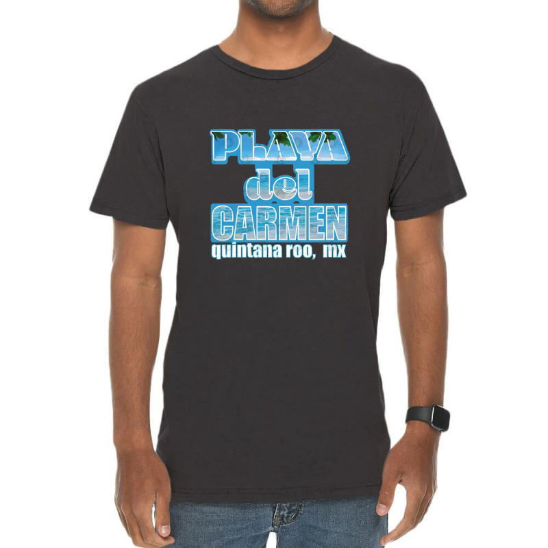 Playa Del Carmen Quintana Roo Mexico Travel Vintage T-Shirt by EdieTiffany | Artistshot