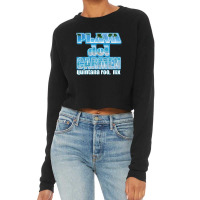 Playa Del Carmen Quintana Roo Mexico Travel Cropped Sweater | Artistshot