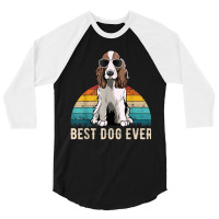 English Springer Spaniel Dog Breed 3/4 Sleeve Shirt | Artistshot