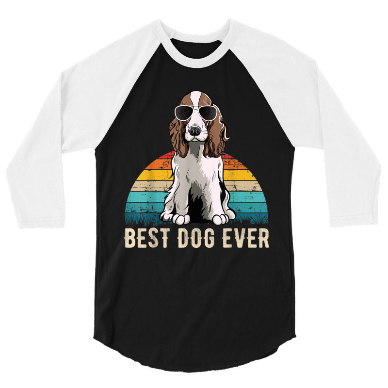 English Springer Spaniel Dog Breed 3/4 Sleeve Shirt | Artistshot