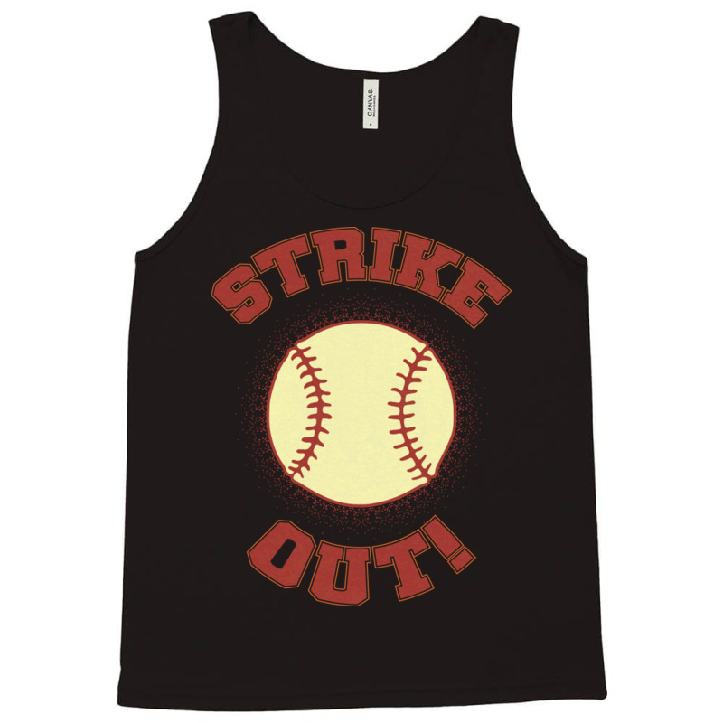 Vintage Strike Out Tank Top by JeremyHurley | Artistshot