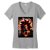 Super Saiyan 4-fdftd Women's V-neck T-shirt | Artistshot