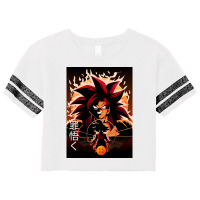 Super Saiyan 4-fdftd Scorecard Crop Tee | Artistshot