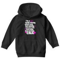 Womens Hard Working Cna Certified Nursing Assistan Youth Hoodie | Artistshot