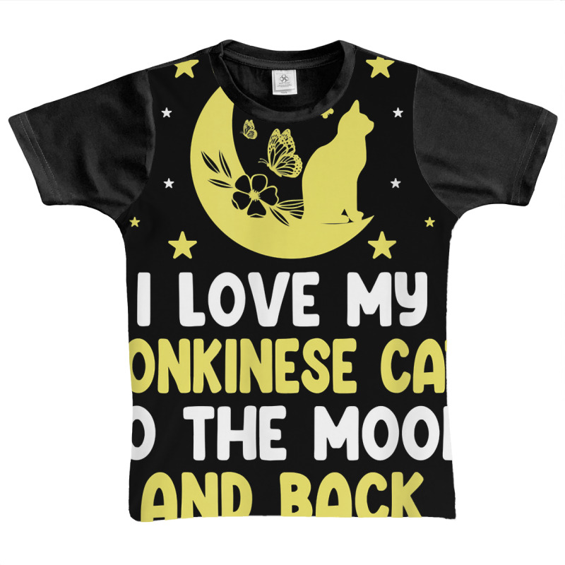 I Love My Tonkinese Cat To Moon Cat Lover Funny Kitten T Shirt Graphic Youth T-shirt | Artistshot