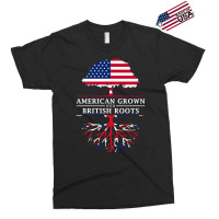 American Grown British Roots  Britain Union Jack Exclusive T-shirt | Artistshot