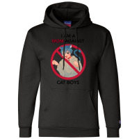 I Am A Mom Against Cat Boys Champion Hoodie | Artistshot