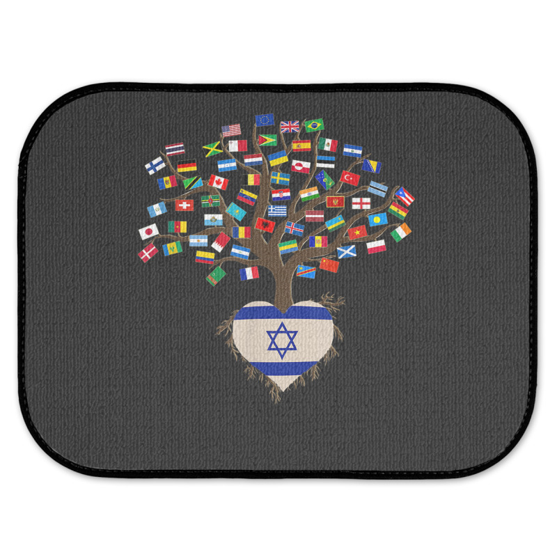 Isril Mat Flags Of The Countries Of The World And Flag Of Israel Rear Car Mat By ...