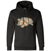 Alligator Snapping Turtle - Reptile - Wildlife - Japanese Style - Anim Champion Hoodie | Artistshot