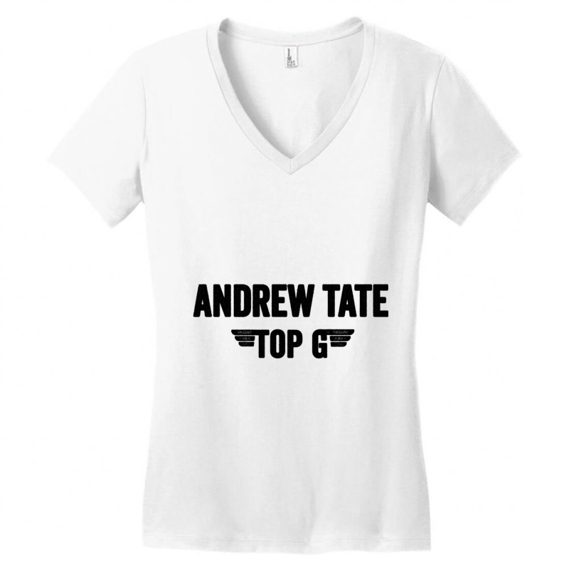 Andrew Tate Women's V-Neck T-Shirt by MARQUISHAWKINS | Artistshot