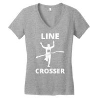 Line Crosser Funny Running Racing Finish Line Men Women T Shirt Women's V-neck T-shirt | Artistshot